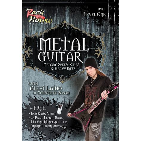 rock house method metal guitar|Rock House Metal Guitar, Melodic Speed, Shred.